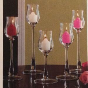 PartyLite Elegance Stemmed Votive Quintet